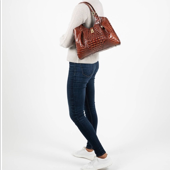 Retired! Brahmin Taffy Celia Satchel! NWT - Picture 3 of 15